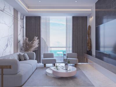 Elegant Real Estate in a Prestigious Hotel Concept Project in İskele, North Cyprus