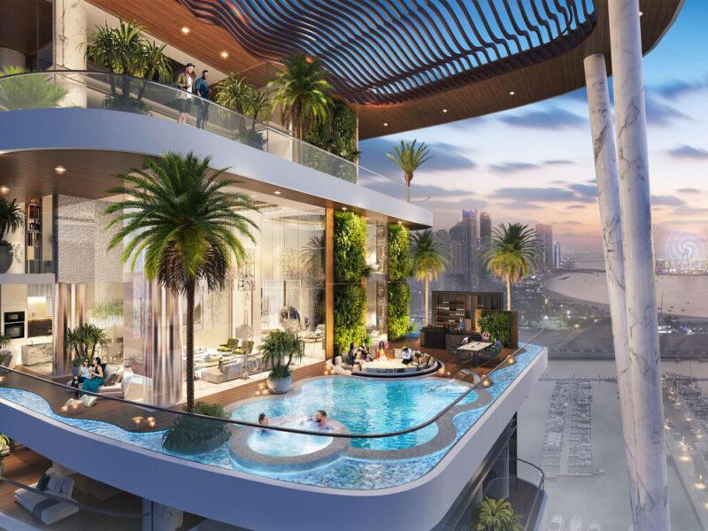 Luxury Sea View Cavalli Apartments in Dubai Harbour