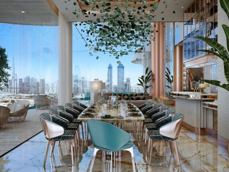 Burj Khalifa View Apartments with Private Pool in Al Safa, Dubai