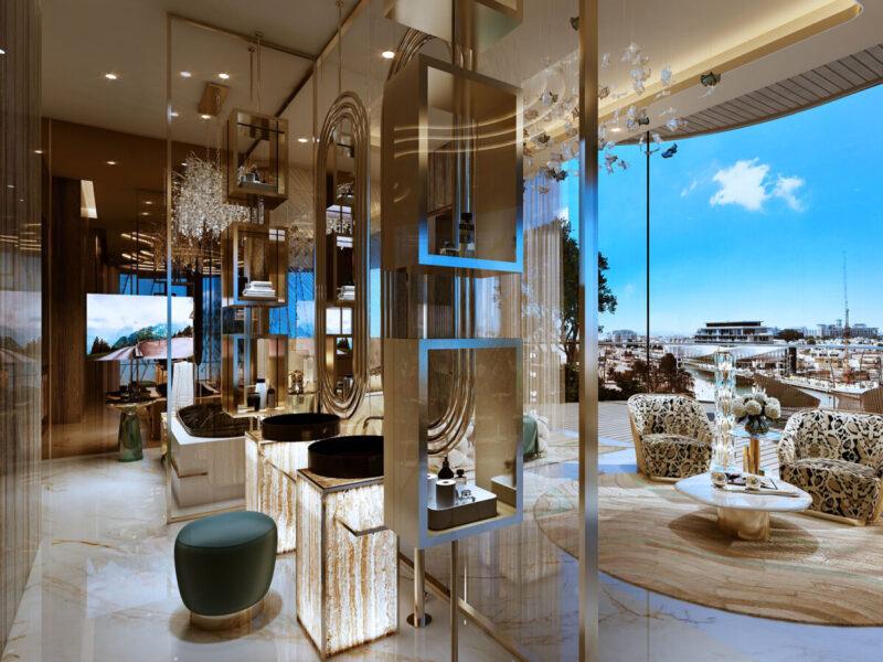 Burj Khalifa View Apartments with Private Pool in Al Safa, Dubai