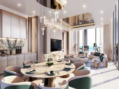 Burj Khalifa View Apartments with Private Pool in Al Safa, Dubai