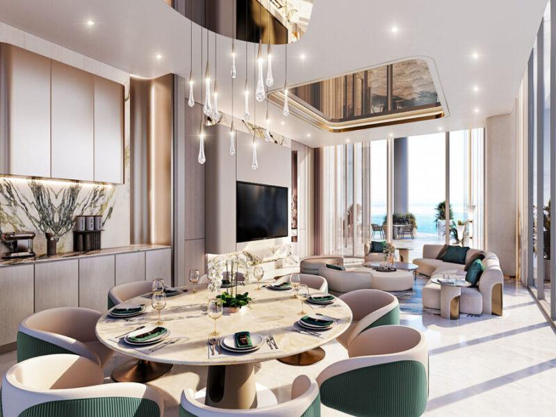 Burj Khalifa View Apartments with Private Pool in Al Safa, Dubai