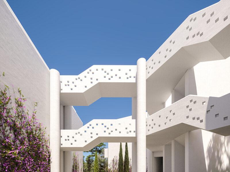 1-Bedroom Apartments in a Complex with a Pool in Girne, North Cyprus