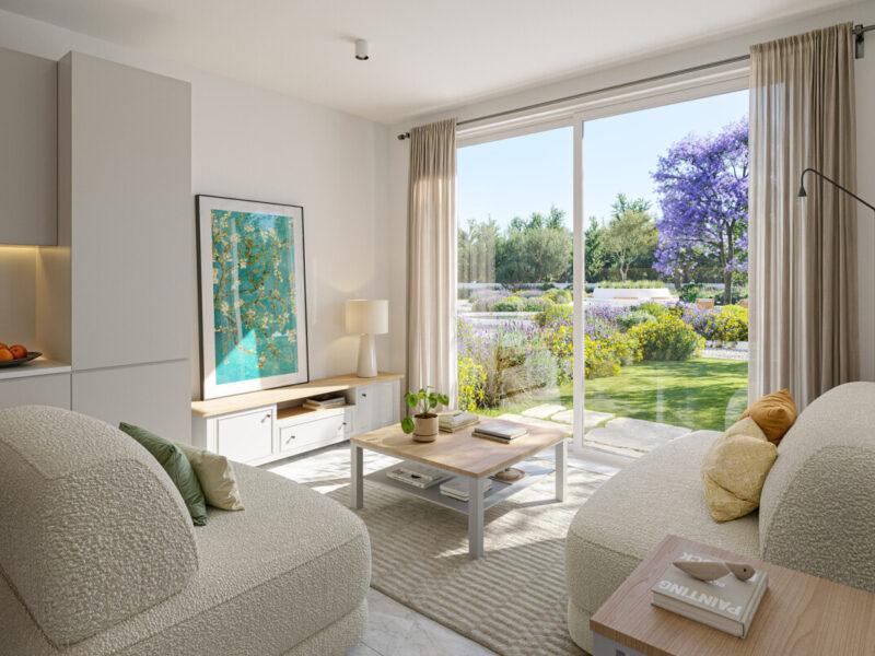 1-Bedroom Apartments in a Complex with a Pool in Girne, North Cyprus