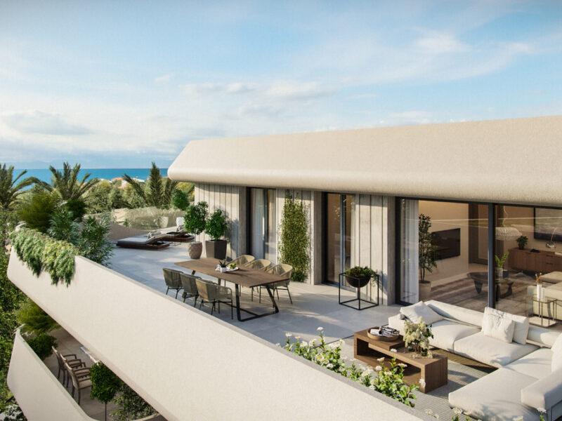 Chic Beachside Residences with Expansive Terraces in Marbella, Costa del Sol