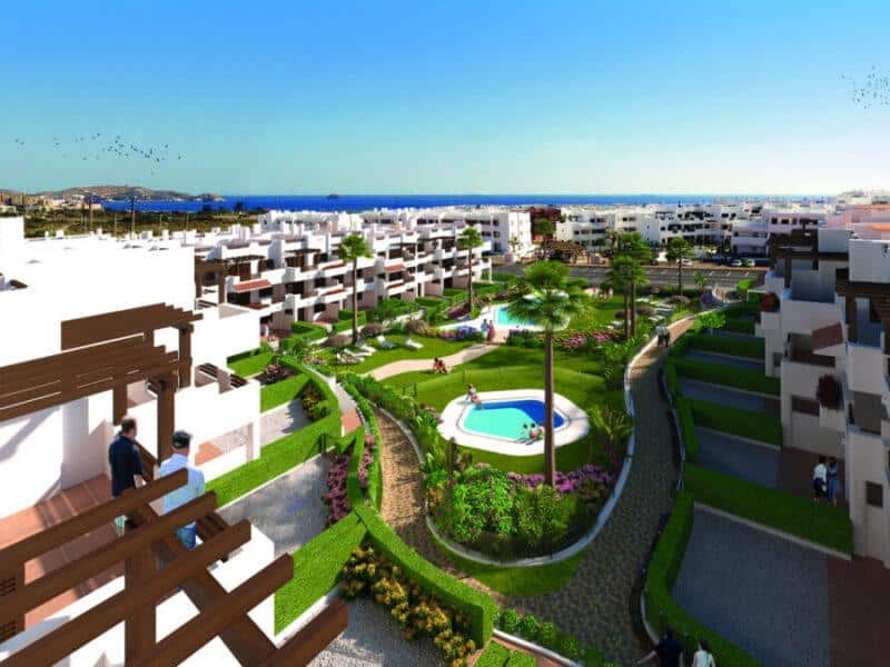 Modern Sea View Apartments in a Resort-Style Complex in Almeria, Spain