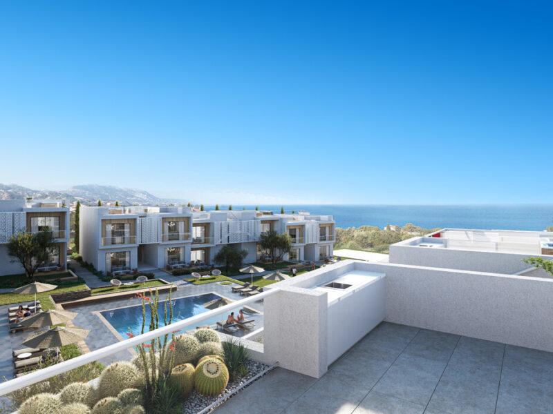 Sea View Apartments with Pools in Karşıyaka, Girne, North Cyprus