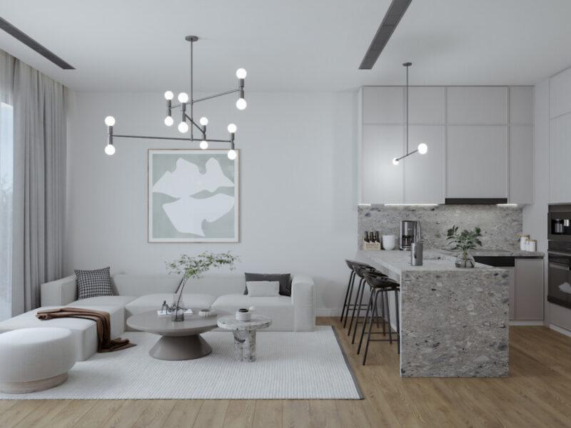 Sea View Apartments with Pools in Karşıyaka, Girne, North Cyprus