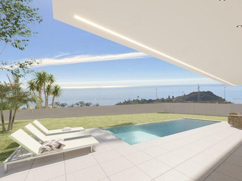 Panoramic Sea View Villa in Benalmadena with Spacious Interiors