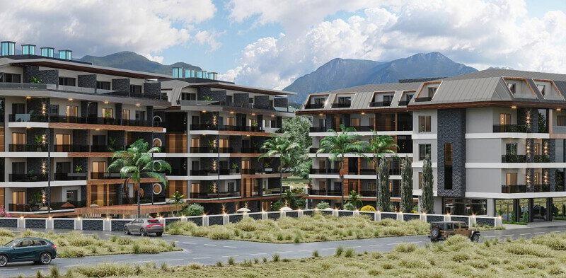 Chic Design Apartments in a Prime Investment Area of Alanya, Antalya, Türkiye
