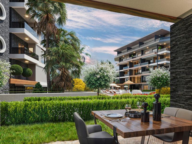 Chic Design Apartments in a Prime Investment Area of Alanya, Antalya, Türkiye