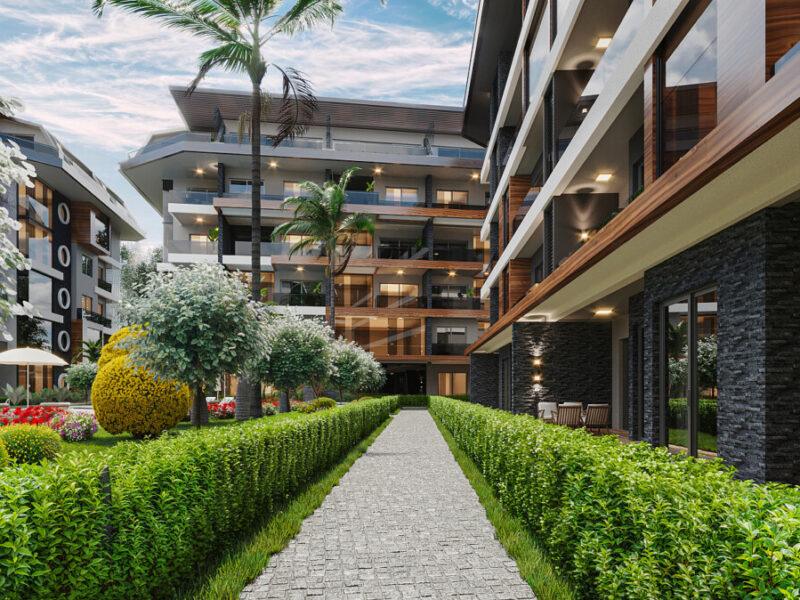 Chic Design Apartments in a Prime Investment Area of Alanya, Antalya, Türkiye
