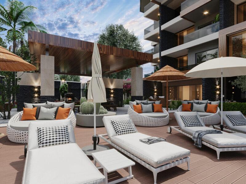 Chic Design Apartments in a Prime Investment Area of Alanya, Antalya, Türkiye