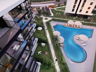 Modern Flats with En-Suite Bathrooms in Terra Modern, Kepez Antalya, Türkiye