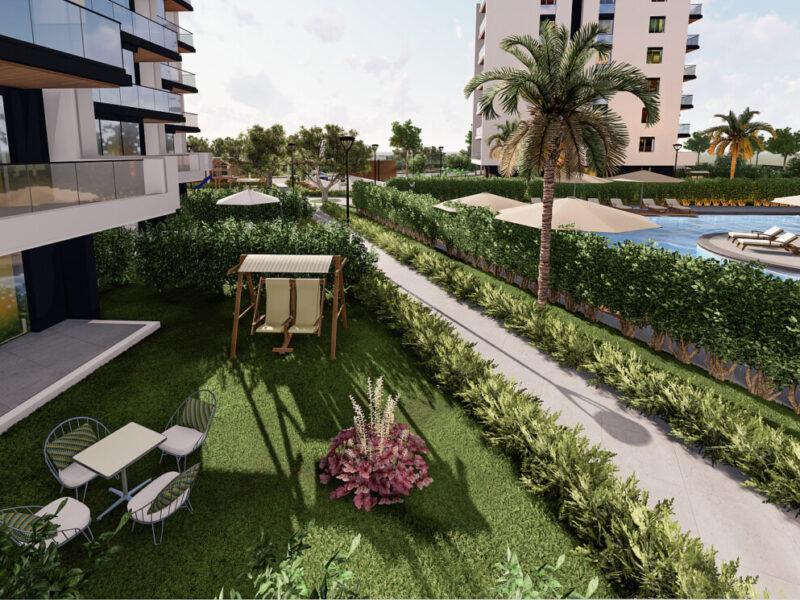 Modern Flats with En-Suite Bathrooms in Terra Modern, Kepez Antalya, Türkiye